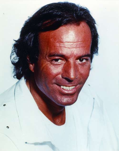 Julio Iglesias in White Formal Outfit Close Up Portrait Photo Print - Item # VARCEL700315