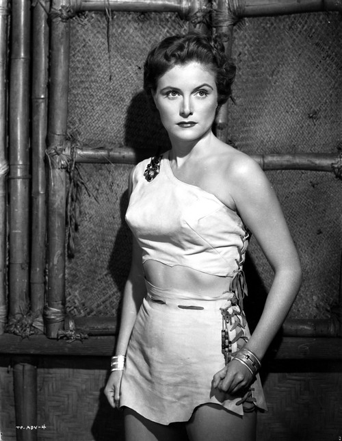 Virginia Huston in a Midriff Top and Short Skirt Photo Print - Item # VARCEL700344