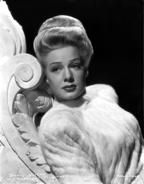 Betty Hutton on a Fluffy Top and Leaning Photo Print - Item # VARCEL700375