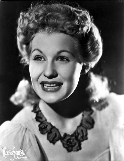 Betty Hutton Leaning with a Flower Portrait Photo Print - Item # VARCEL700432
