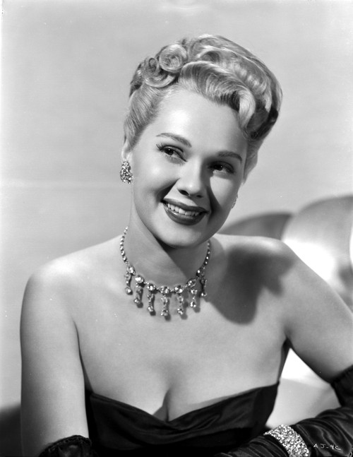 Adele Jergens on Tube with Necklace Photo Print - Item # VARCEL700531