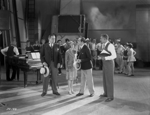 Al Jolson Discussing in a Group Inside the Studio in a Classic Movie Scene Photo Print - Item # VARCEL700724