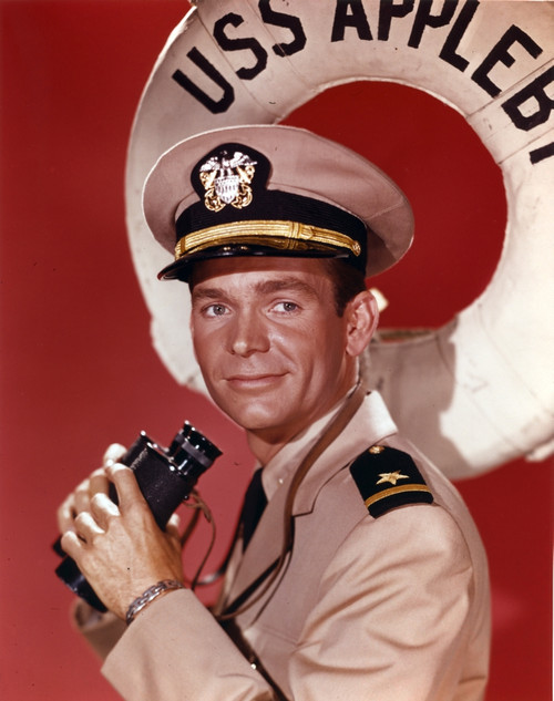 Dean Jones Portrait in Army Uniform with a Binocular Photo Print - Item # VARCEL700827