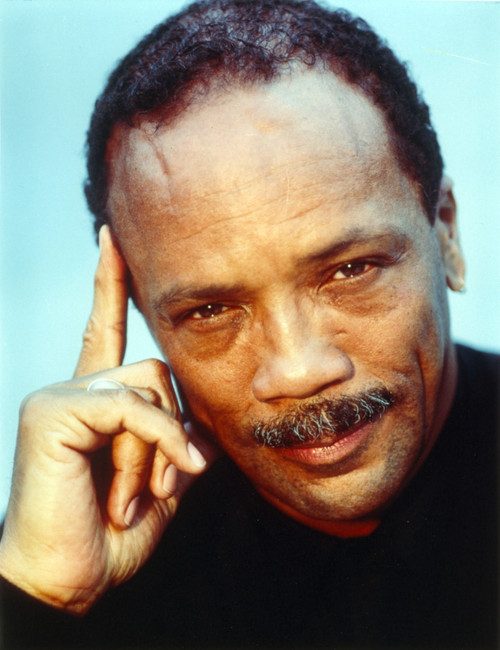 Quincy Jones Thinking Pose in Close Up Portrait Photo Print - Item # VARCEL700875