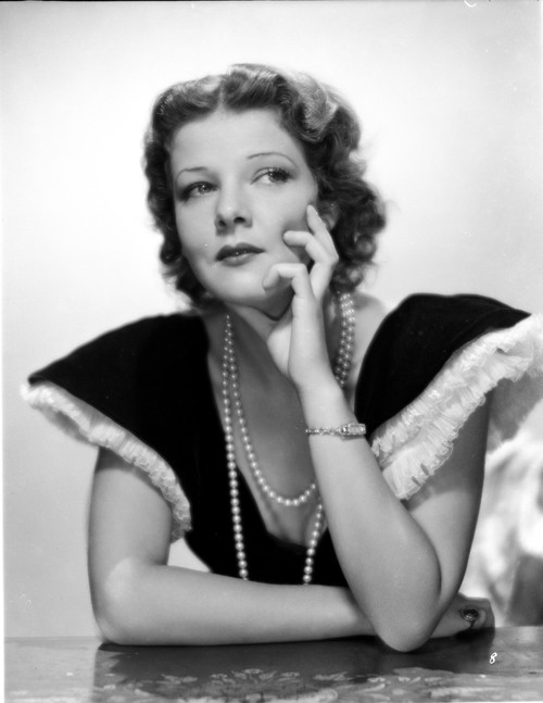 Elissa Landi Leaning on Table Photo Print - Item # VARCEL701049