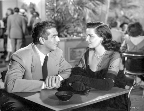 Black and White Portrait of the Movie Las Vegas Story in Couple Portrait Photo Print - Item # VARCEL701197