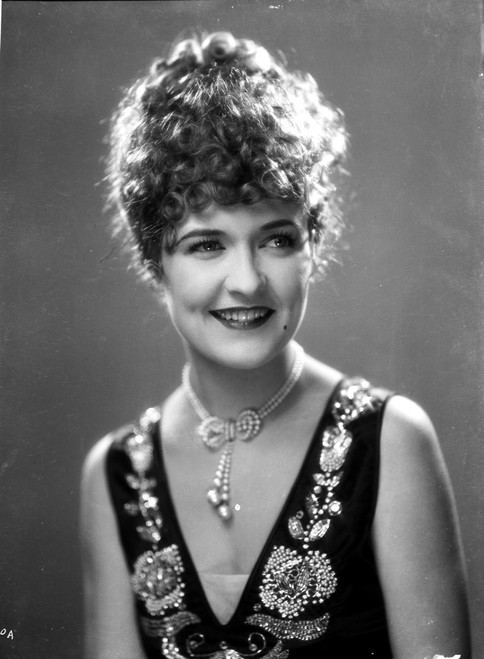 Laura La Plante on a Beaded Sleeveless Top and smiling Photo Print - Item # VARCEL701268