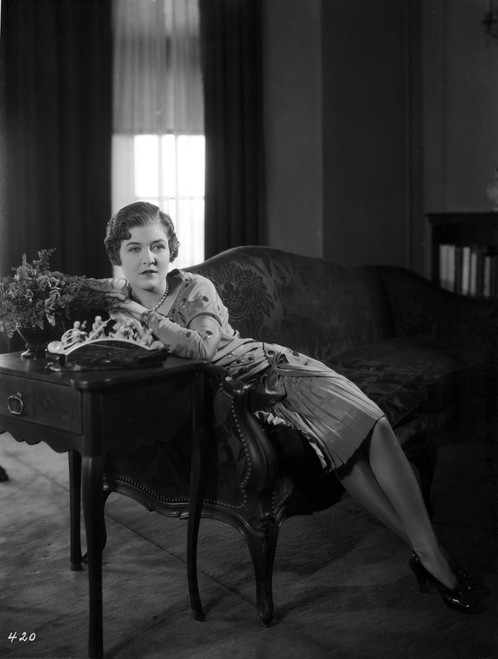 Laura La Plante on a Dress and sitting Photo Print - Item # VARCEL701282