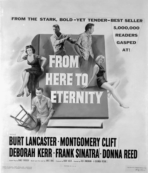 From Here To Eternity Poster with Cast Photo Print - Item # VARCEL701521