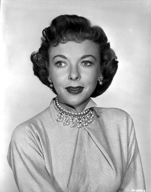 Ida Lupino Posed in Blouse with Necklace Photo Print - Item # VARCEL701566