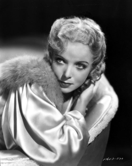 Ida Lupino on a Furry Collar Photo Print - Item # VARCEL701544