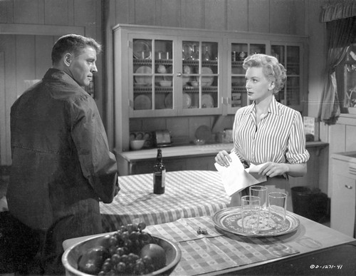 From Here To Eternity Woman in Stripes with Man in Black Photo Print - Item # VARCEL701547