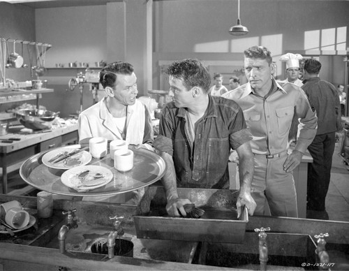 From Here To Eternity Three men talking in Kitchen Photo Print - Item # VARCEL701567