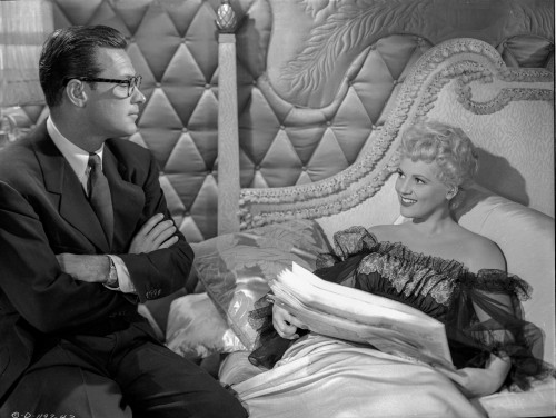 Born Yesterday Woman in Bed with Man in Suit Photo Print - Item # VARCEL701599