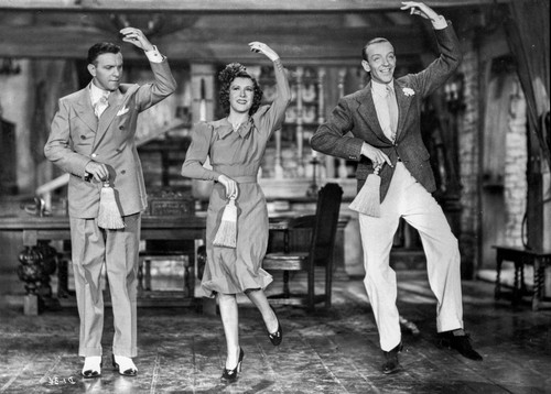 Damsel In Distress Dancing in Black and White Photo Print - Item # VARCEL701758