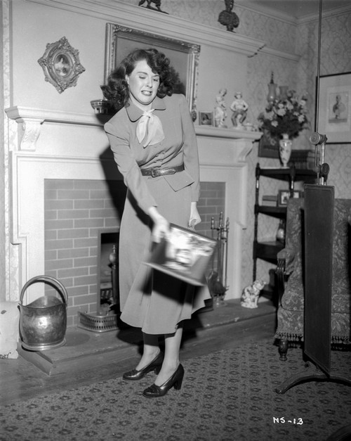 Brenda Marshall on a Midriff and Leaning Pose Photo Print - Item # VARCEL701882