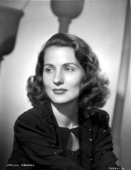 Brenda Marshall on a Dark Top Portrait Photo Print - Item # VARCEL701889