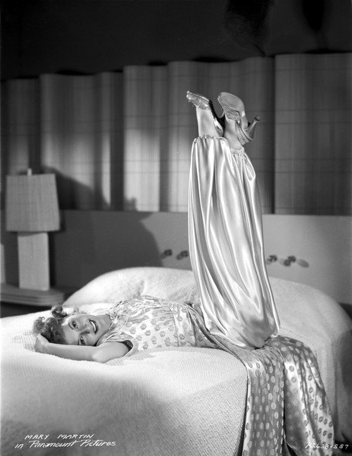 Mary Martin on a Printed and Silk Dress Photo Print - Item # VARCEL701950