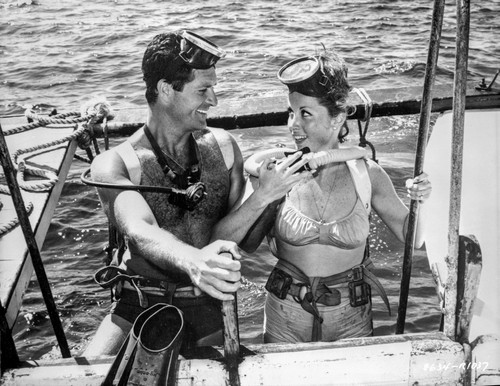 Love Has Many Faces Kit Jordan and Hank Walker Boat Scene Photo Print - Item # VARCEL701953