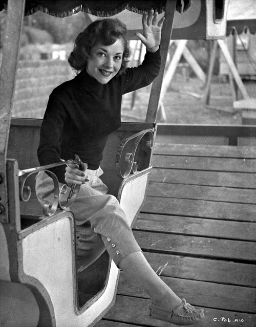 Helene Stanley on a Long Sleeve and Waving Hand Portrait Photo Print - Item # VARCEL701972