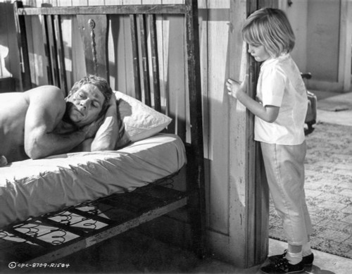 Baby The Rain Must Fall Feeling Tired in Black and White Photo Print - Item # VARCEL702032
