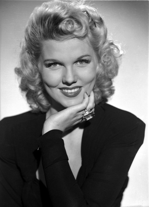 Joyce Mathews on a Long Sleeve Top and Chin on Hand Portrait Photo Print - Item # VARCEL702009
