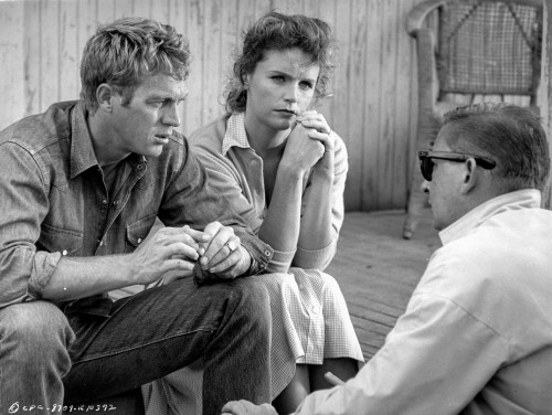 Baby The Rain Must Fall Three People Looking Serious in Black and White Photo Print - Item # VARCEL702024