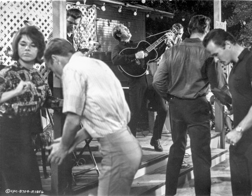 Baby The Rain Must Fall Group of People Talking in Black and White Photo Print - Item # VARCEL702030