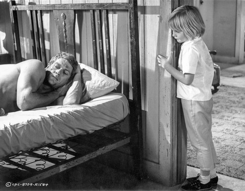 Baby The Rain Must Fall Feeling Tired in Black and White Photo Print - Item # VARCEL702032