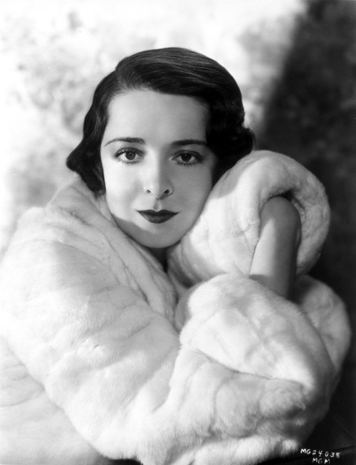 Colleen Moore on a Furry Cloth Coat Portrait Photo Print - Item # VARCEL702224