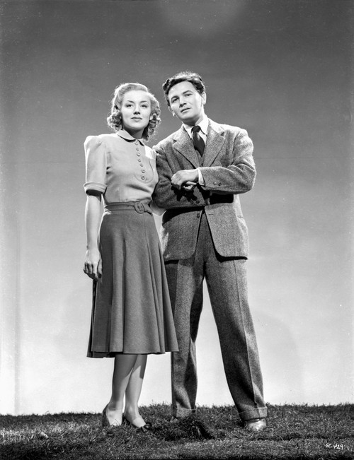 A Portrait Of John Garfield And Anne Shirley From Saturday's Children Photo Print - Item # VARCEL702259