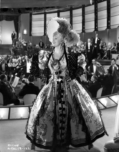 Grace Moore on an Embroidered Gown and smiling Portrait Photo Print - Item # VARCEL702307
