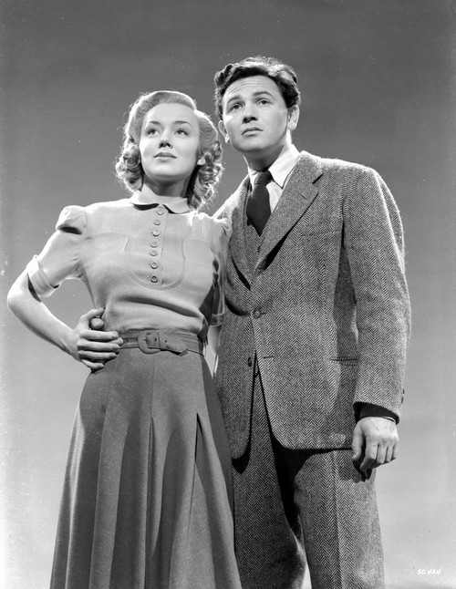 A Portrait Of John Garfield And Anne Shirley From Saturday's Children Photo Print - Item # VARCEL702282