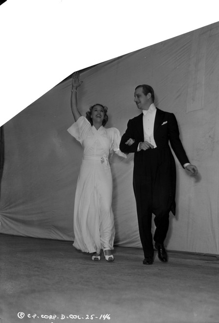 Grace Moore Holding a Man Dancing Photo Print - Item # VARCEL702313