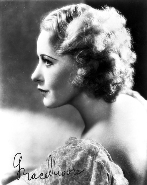 Grace Moore on an Off Shoulder Top Portrait Photo Print - Item # VARCEL702287
