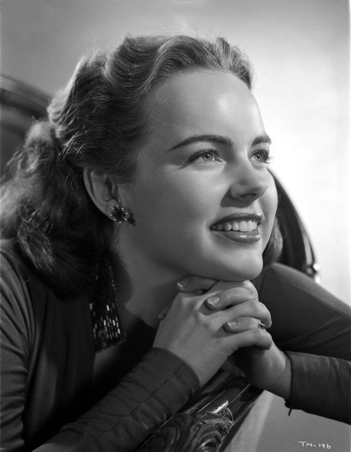 Terry Moore smiling and Looking Away Portrait Photo Print - Item # VARCEL702329