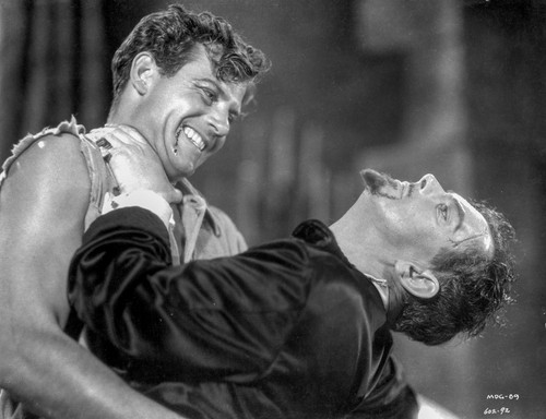 Most Dangerous Game Two Men Fighting in black and White Photo Print - Item # VARCEL702302
