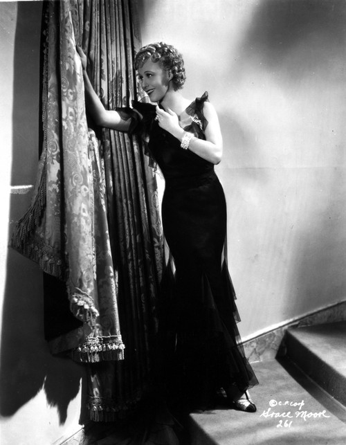 Grace Moore on a Dress Portrait Photo Print - Item # VARCEL702303