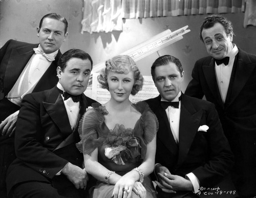 Grace Moore with Four Man Photo Print - Item # VARCEL702309