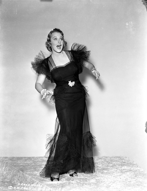 Grace Moore on a Lace Top and on a Wacky Pose Photo Print - Item # VARCEL702315