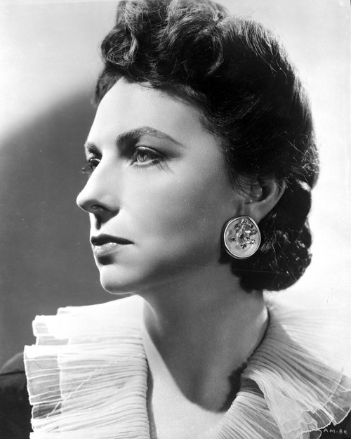 Agnes Moorehead Facing Right and Showing Her Big Earring in a Classic Portrait Photo Print - Item # VARCEL702358