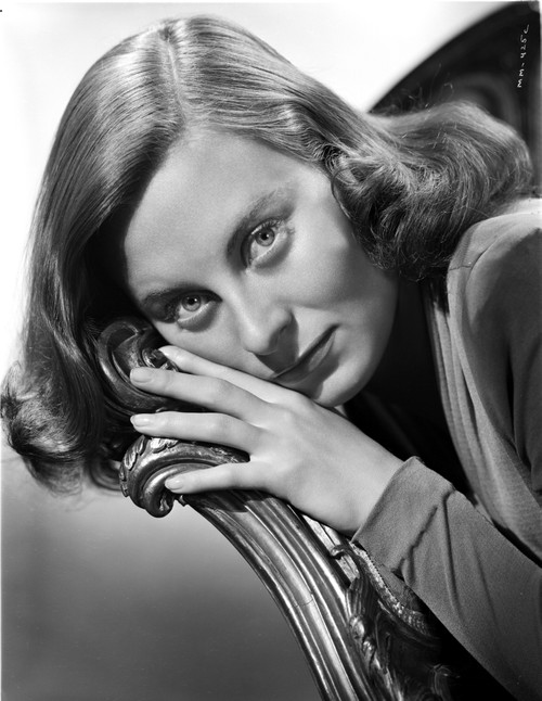 Michele Morgan Leaning Portrait Photo Print - Item # VARCEL702438