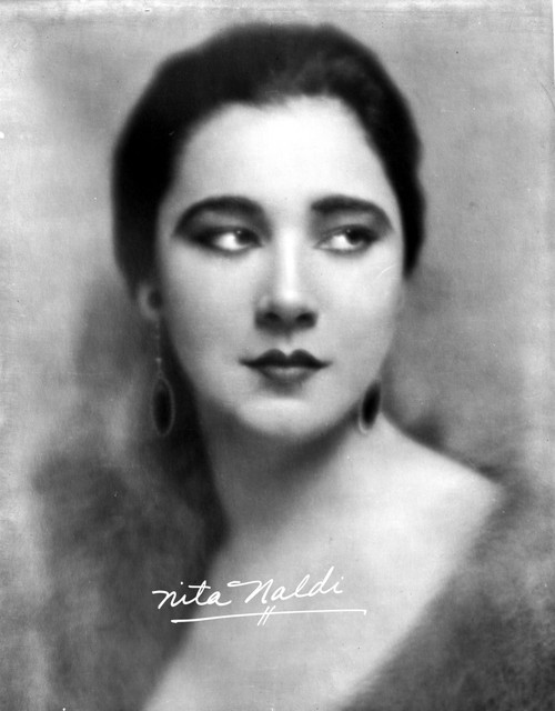 Nita Naldi Portrait with Signature Photo Print - Item # VARCEL702489