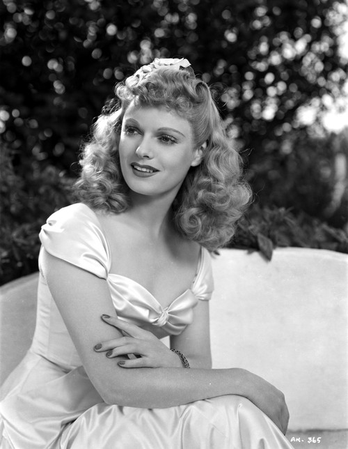 Anna Neagle on a Dress and sitting Photo Print - Item # VARCEL702497