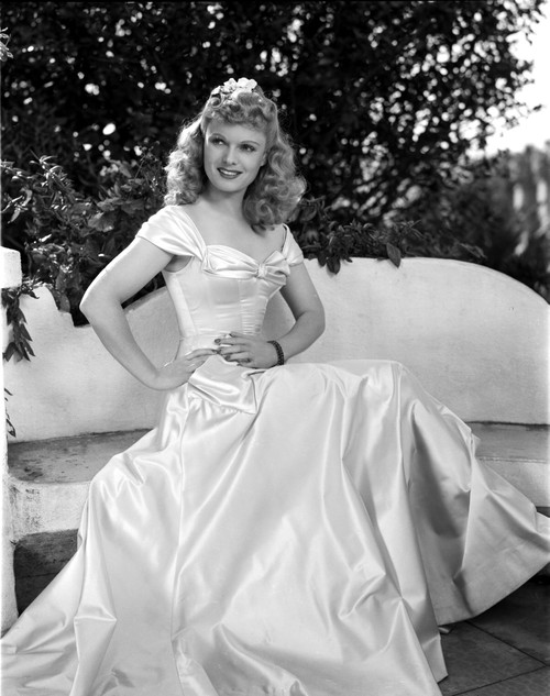 Anna Neagle on a Gown and sitting Photo Print - Item # VARCEL702503