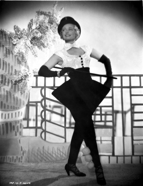 Anna Neagle Dancing and wearing a Black and White Dress Photo Print - Item # VARCEL702505