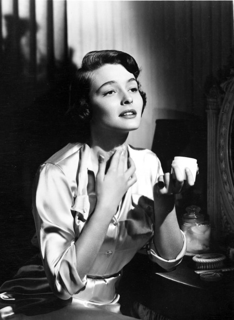 Patricia Neal on a Silk Dress and sitting Photo Print - Item # VARCEL702529