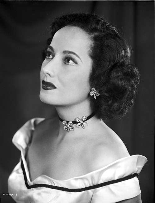 Merle Oberon on an Off Shoulder Dress Photo Print - Item # VARCEL702767