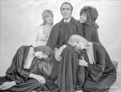 Dracula Ad '72 Group Picture in Black and White Photo Print - Item # VARCEL702827