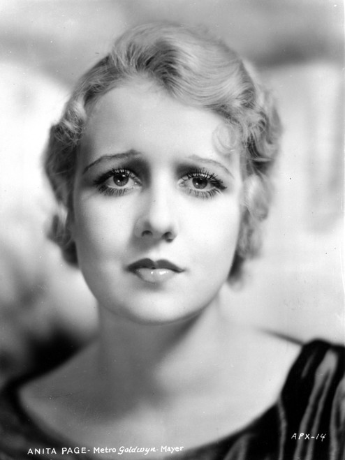 Anita Page on a Worried Expression Portrait Photo Print - Item # VARCEL702848